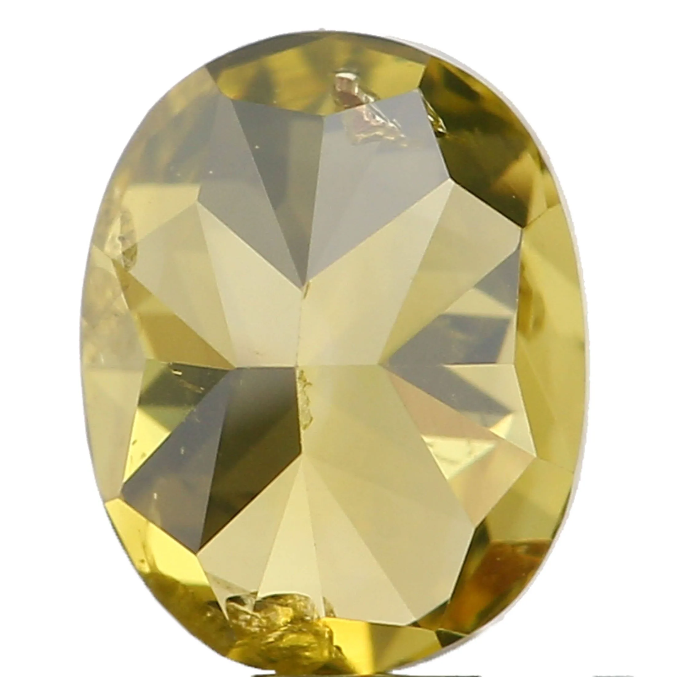 0.73 CT Natural Loose Oval Shape Diamond Yellow Color Oval Shape Diamond 5.70 MM Natural Loose Green Color Oval Brilliant Cut Di