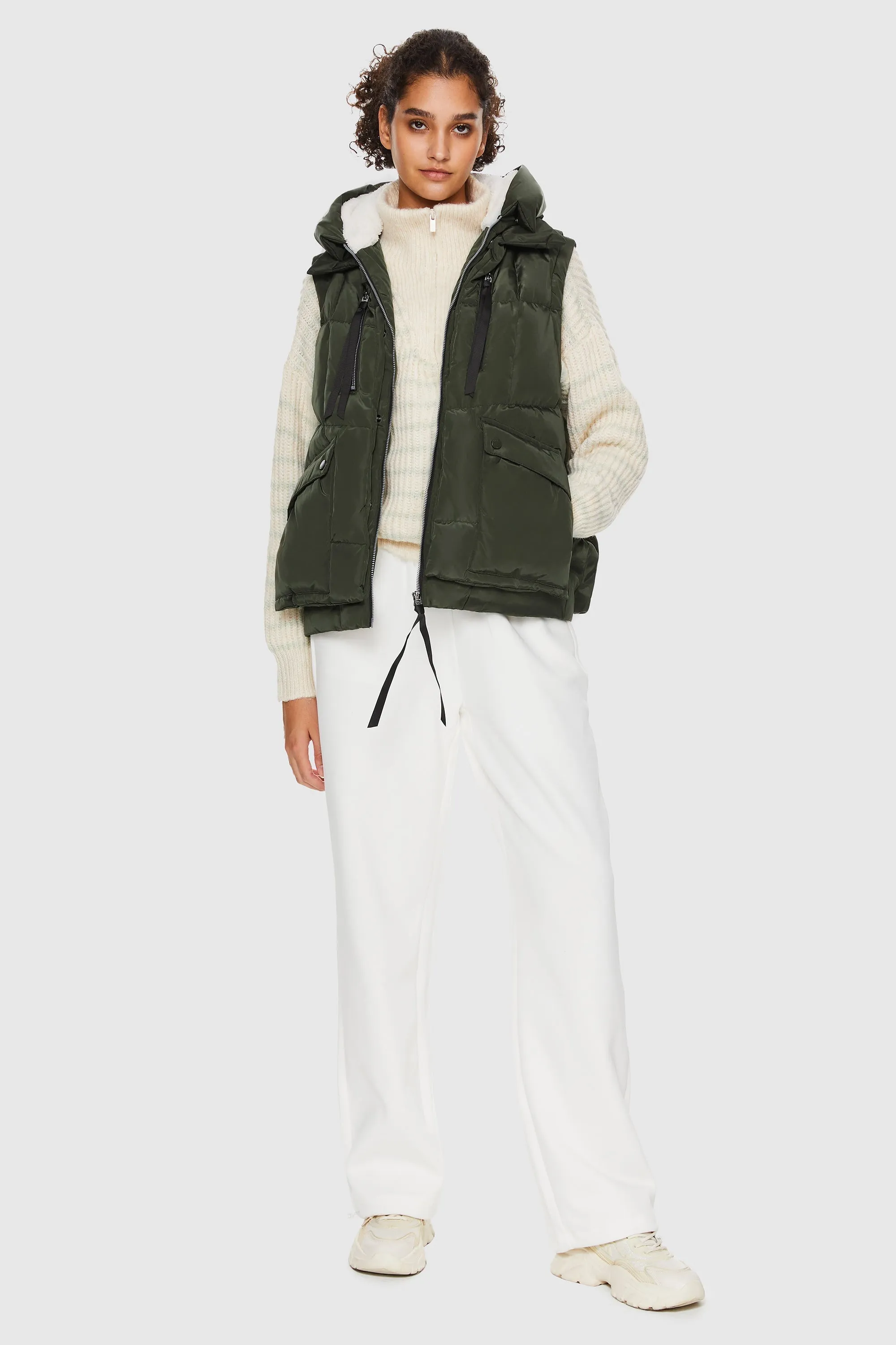 092 Classics Cropped Down Vest