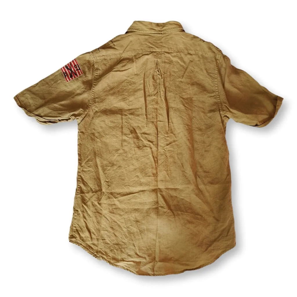 2000s brown Polo Jeans shirt