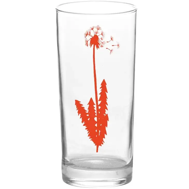 3 Wishes Collins Glass in Red