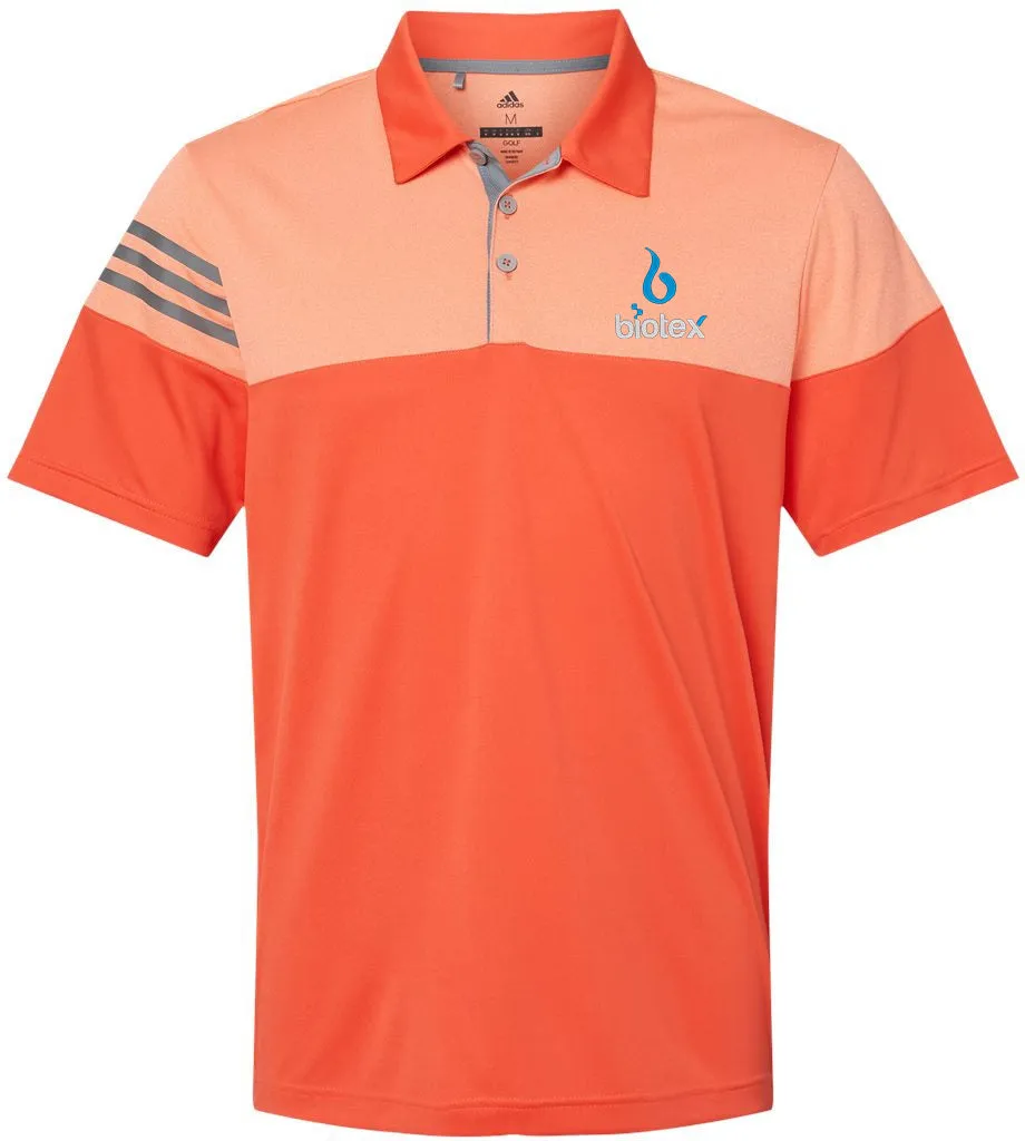 Adidas Heather 3Stripes Block Polo