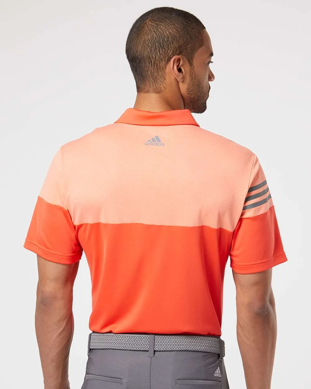 Adidas Heather 3Stripes Block Polo