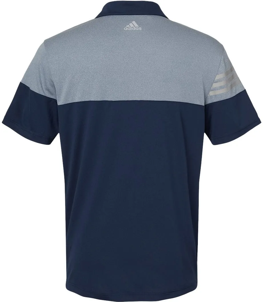 Adidas Heather 3Stripes Block Polo