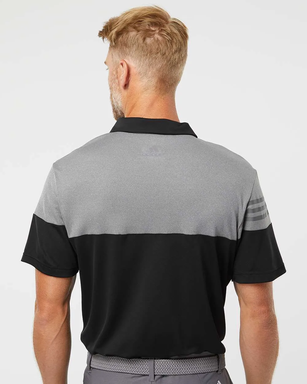 Adidas Heather 3Stripes Block Polo