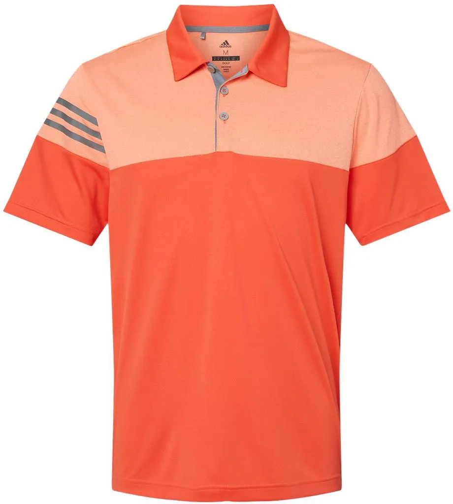 Adidas Heather 3Stripes Block Polo