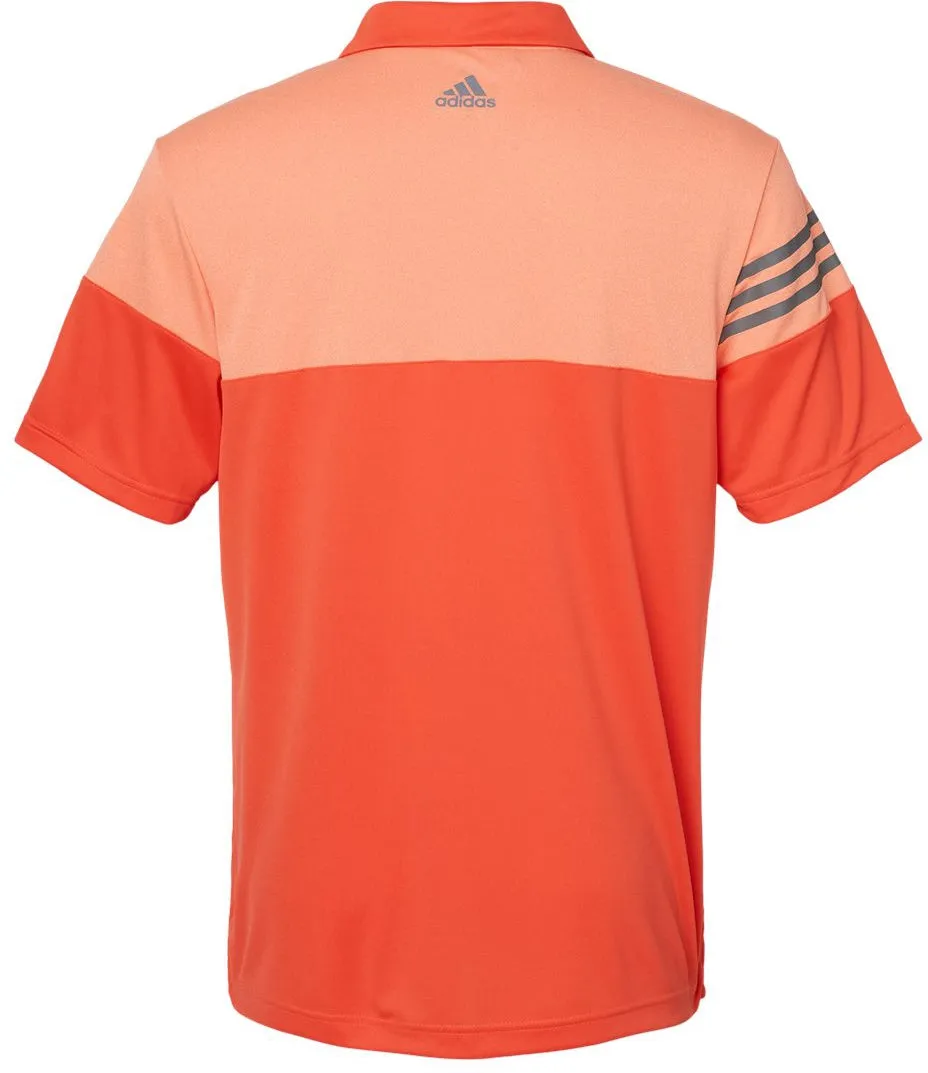 Adidas Heather 3Stripes Block Polo