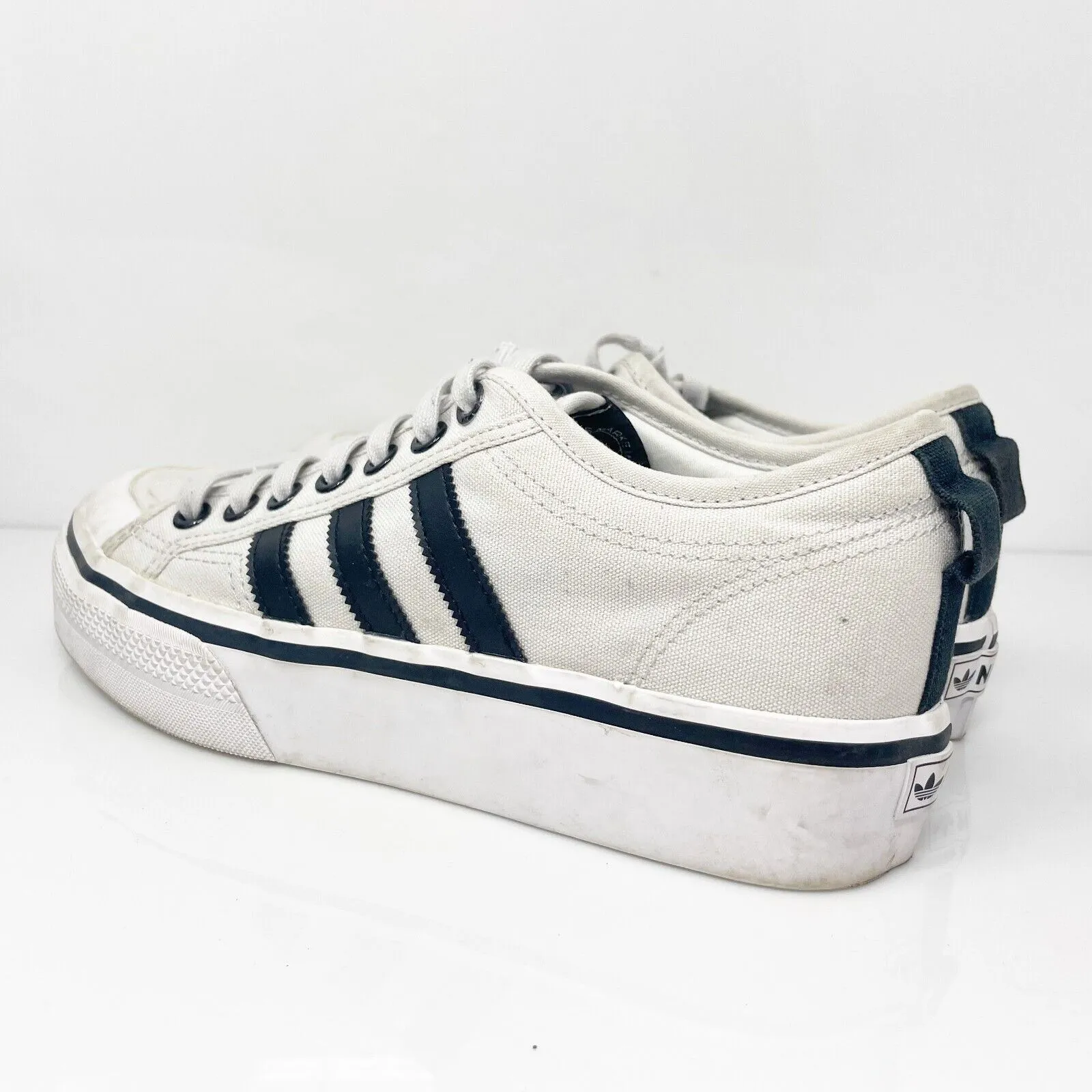 Adidas Womens Nizza Platform GX2020 White Casual Shoes Sneakers Size 10.5