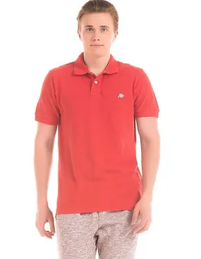 Aeropostale Solid Pique Polo Shirt