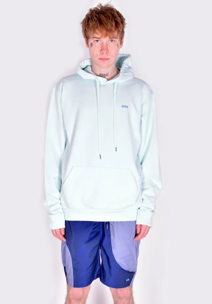 ARTE SS22-081H HULTON BACK A SWEAT HOODIE SKYLIGHT BLUE