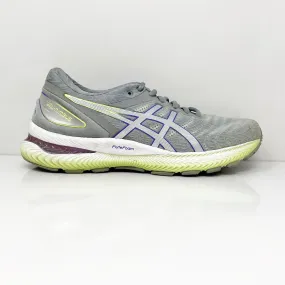 Asics Womens Gel Nimbus 22 1012A587 Gray Running Shoes Sneakers Size 8