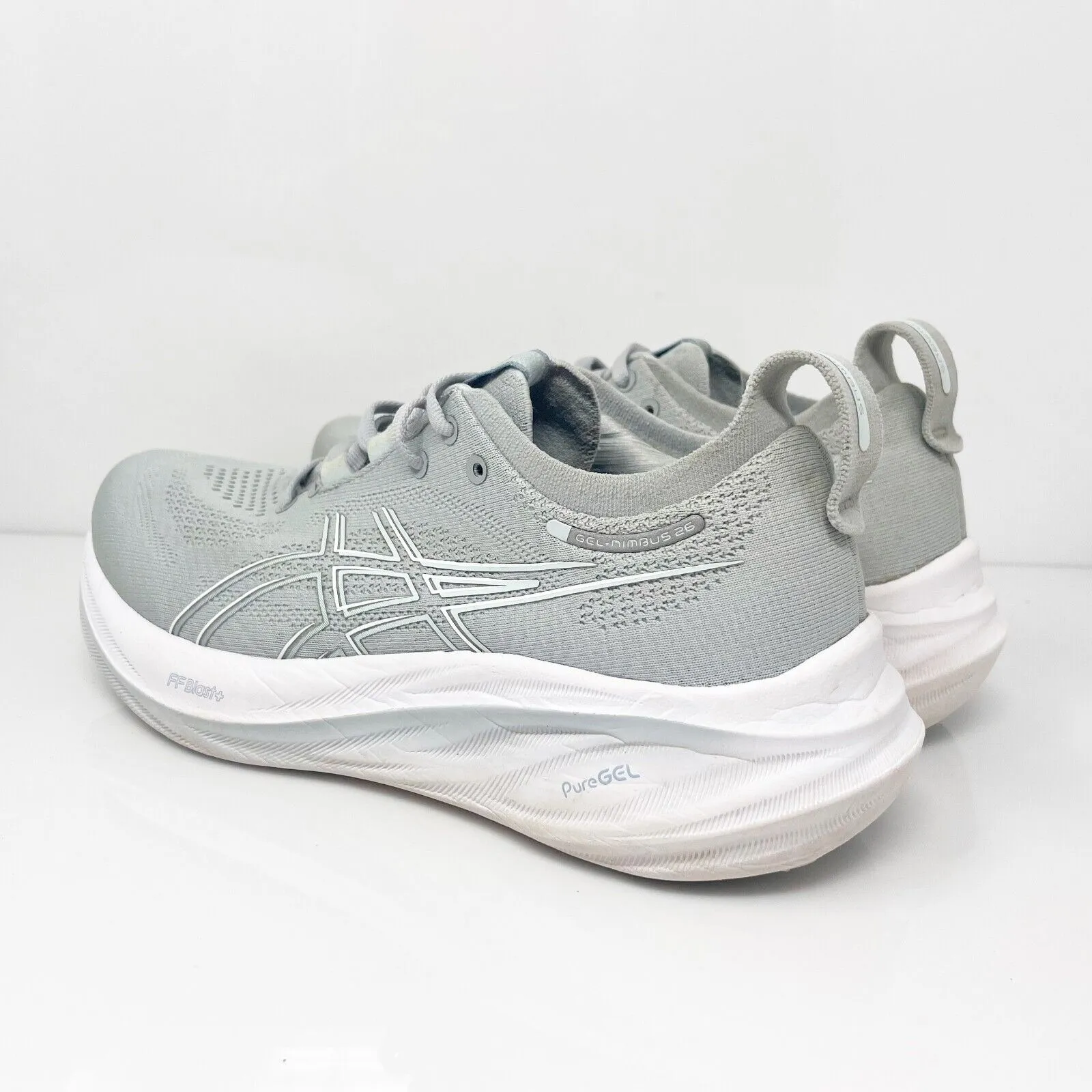 Asics Womens Gel Nimbus 26 1012B601 Gray Running Shoes Sneakers Size 8