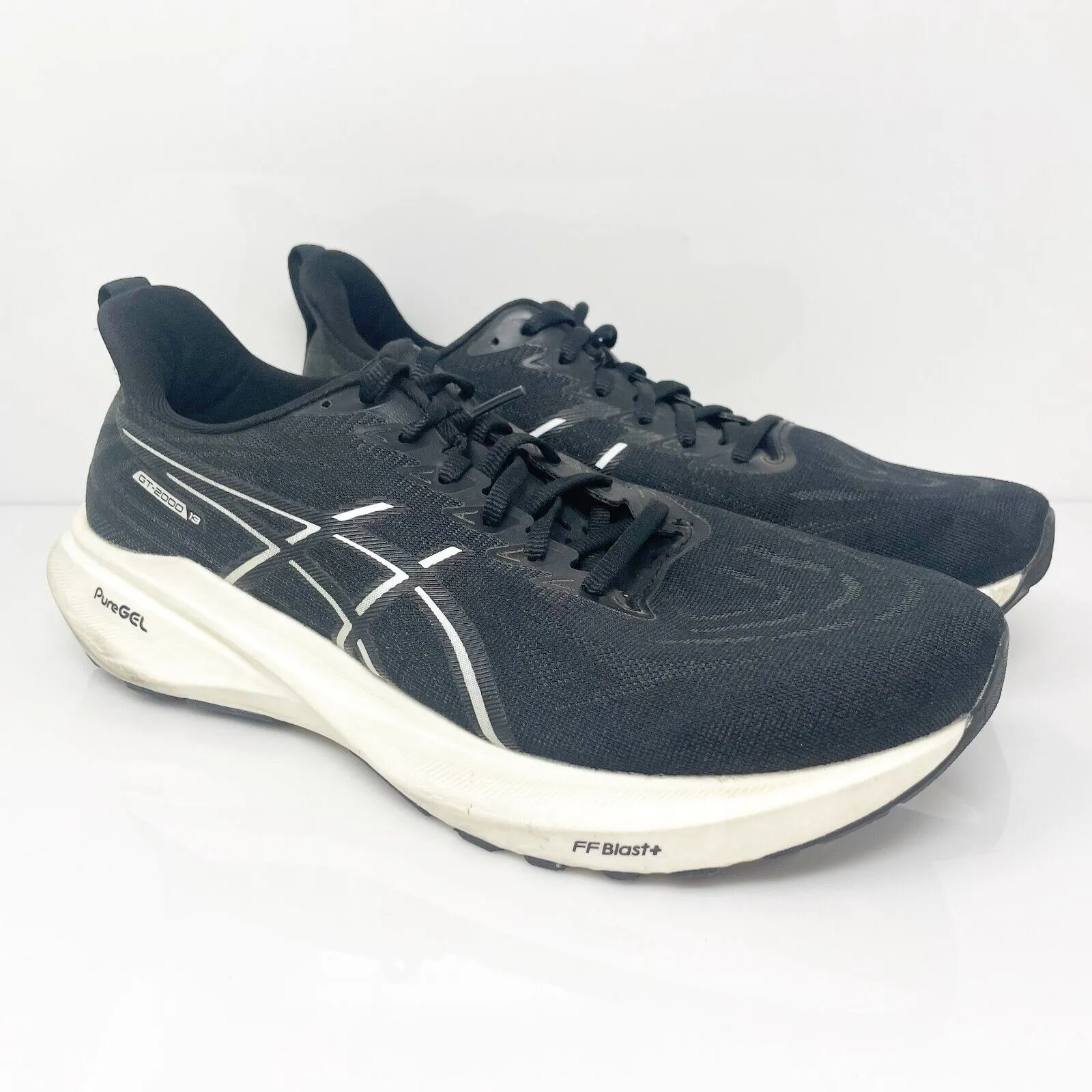 Asics Womens GT 2000 13 1012B666 Black Running Shoes Sneakers Size 10.5