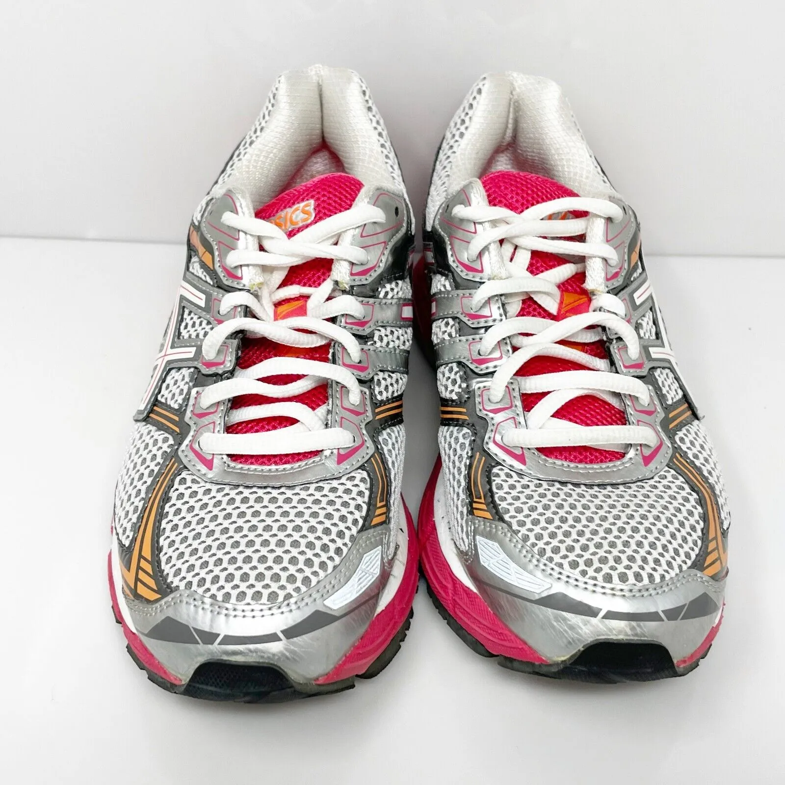 Asics Womens GT 3000 2 T450N White Running Shoes Sneakers Size 8.5