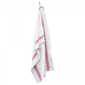 Astier De Villatte Greek Tea Towel Red