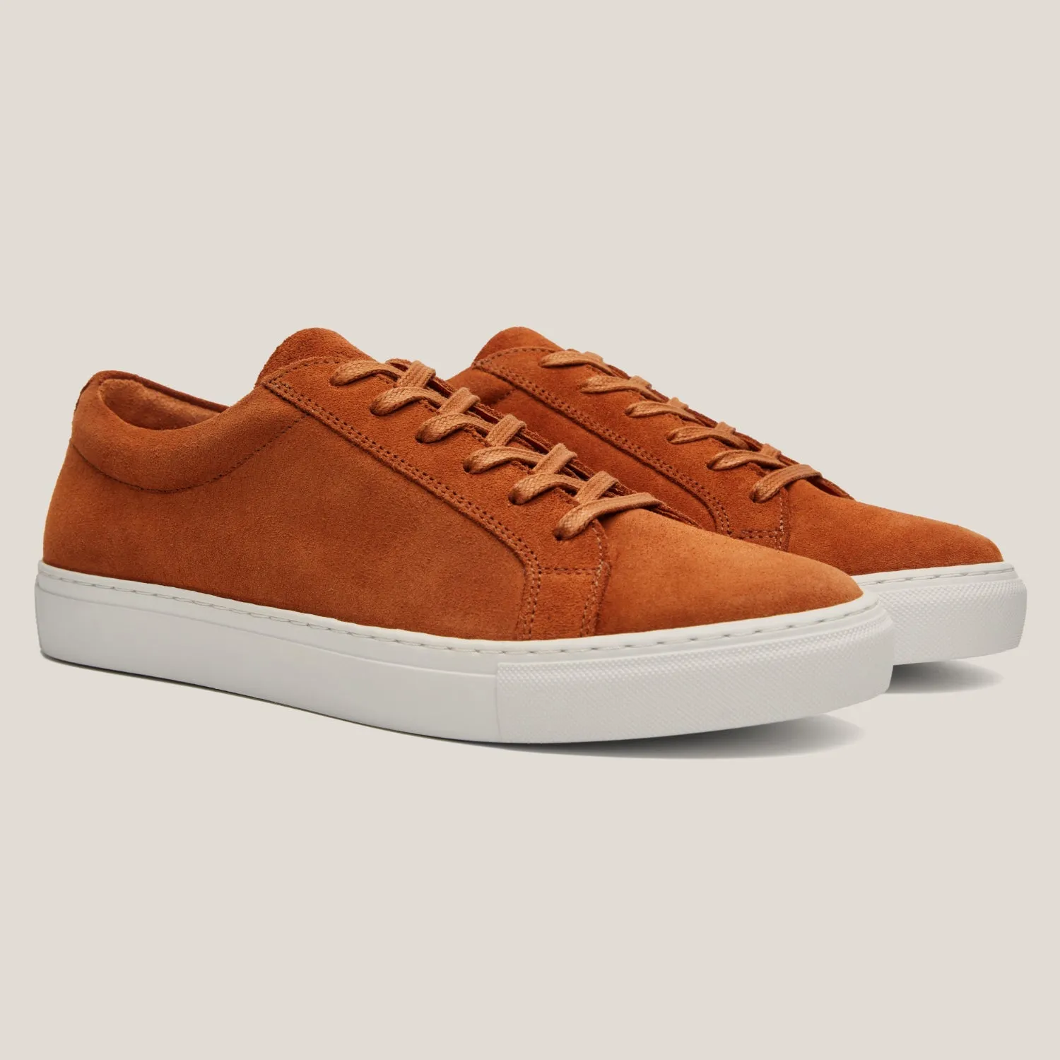 Baltimore Cognac Brown Suede Sneakers