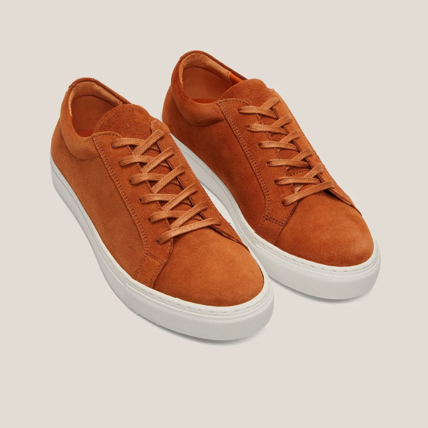 Baltimore Cognac Brown Suede Sneakers