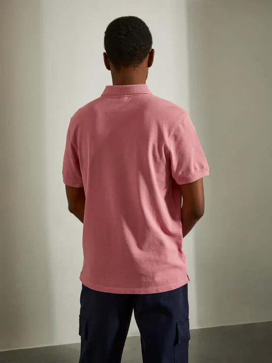 Basic regular fit polo shirt