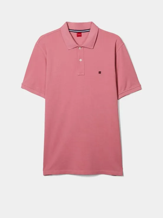 Basic regular fit polo shirt