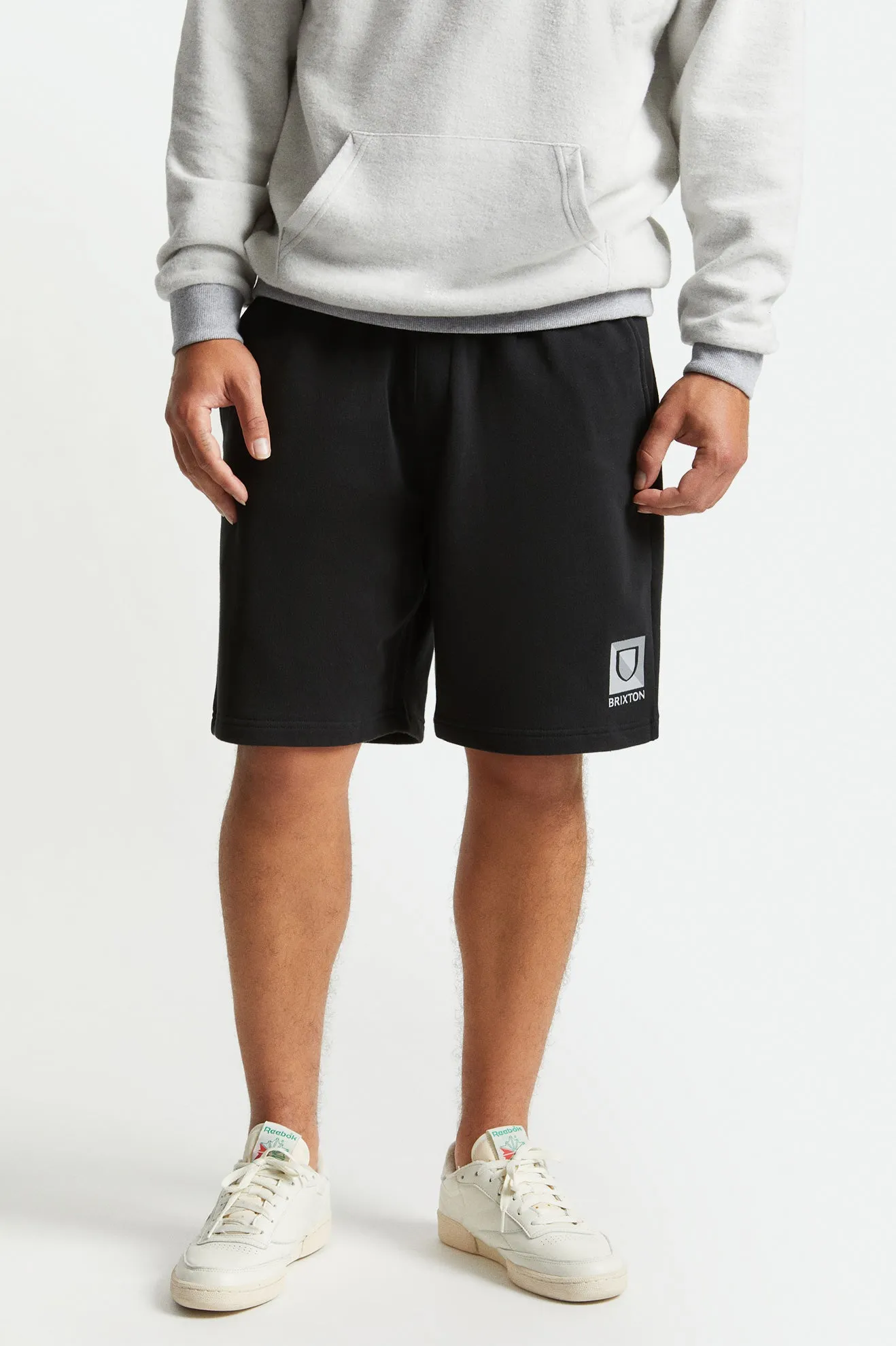 Beta Split Fleece Short - Black