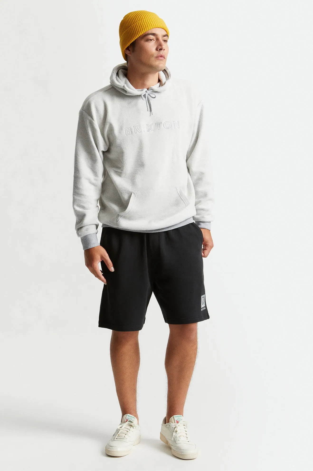 Beta Split Fleece Short - Black