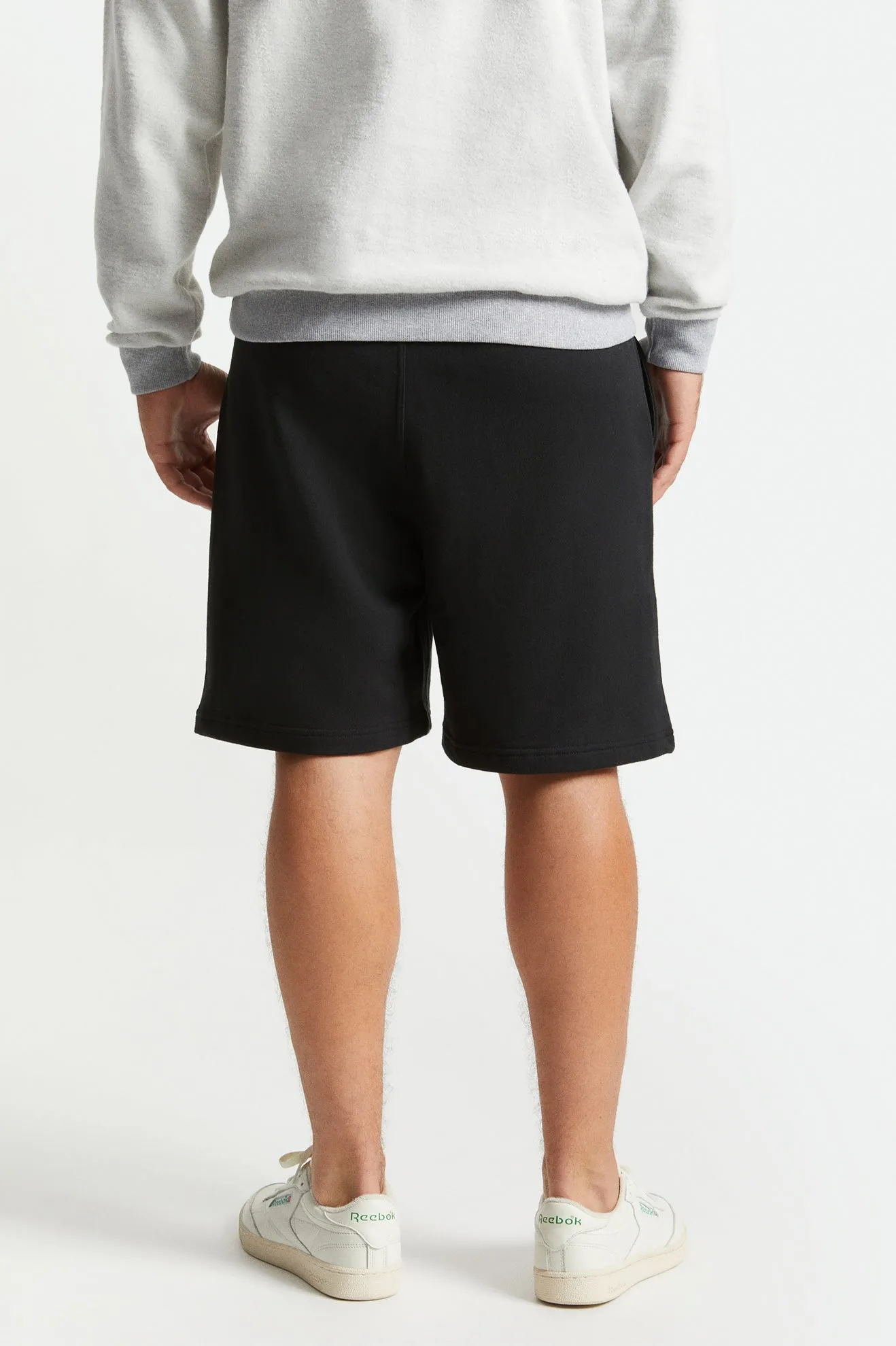 Beta Split Fleece Short - Black