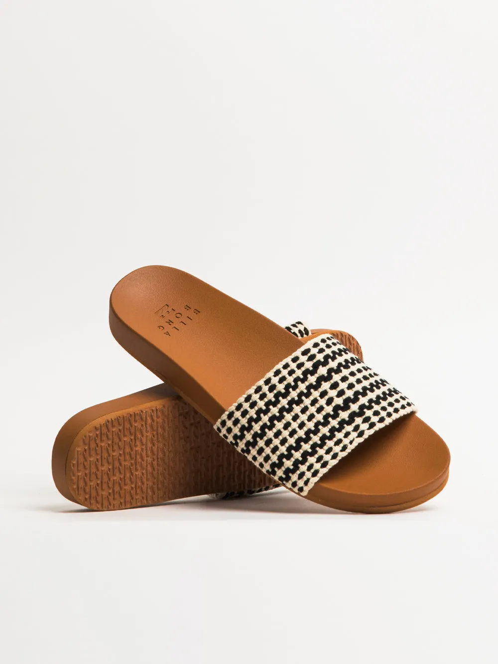 BILLABONG WOMENS BILLABONG MARA BLACK/WHITE SANDALS