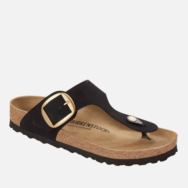 Birkenstock Women's Nubuck Narrow-Fit Leather Toe Sandals