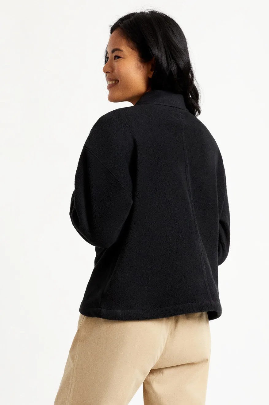 Bowery Women L/S Arctic Stretch Fleece - Black