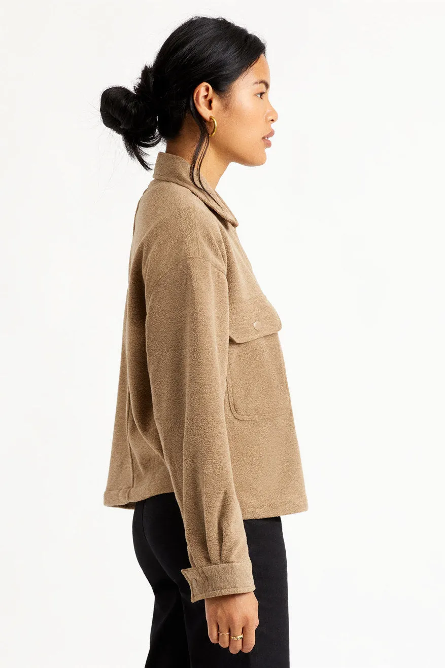 Bowery Women L/S Arctic Stretch Fleece - Oatmeal