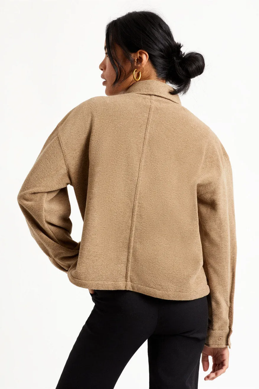 Bowery Women L/S Arctic Stretch Fleece - Oatmeal