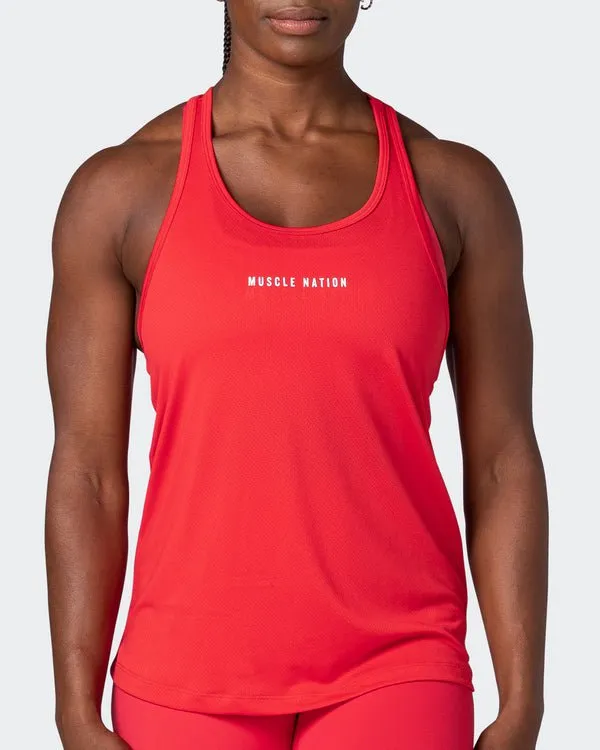 Breakpoint Mesh Tank - Poppy