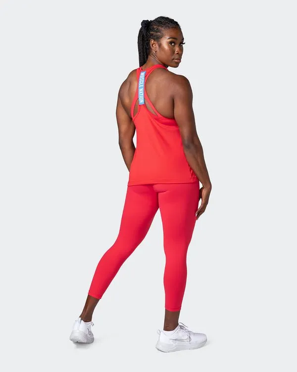 Breakpoint Mesh Tank - Poppy