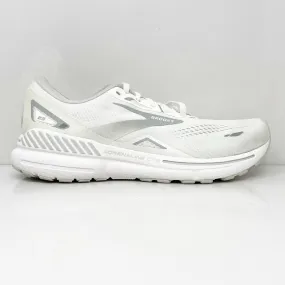 Brooks Womens Adrenaline GTS 23 1203811B104 White Running Shoes Sneakers Sz 10 B