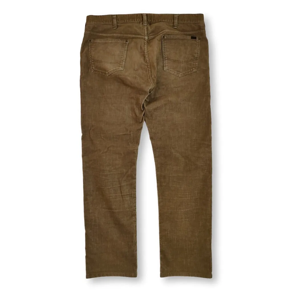 Brown Beams corduroy trousers Made in Japan