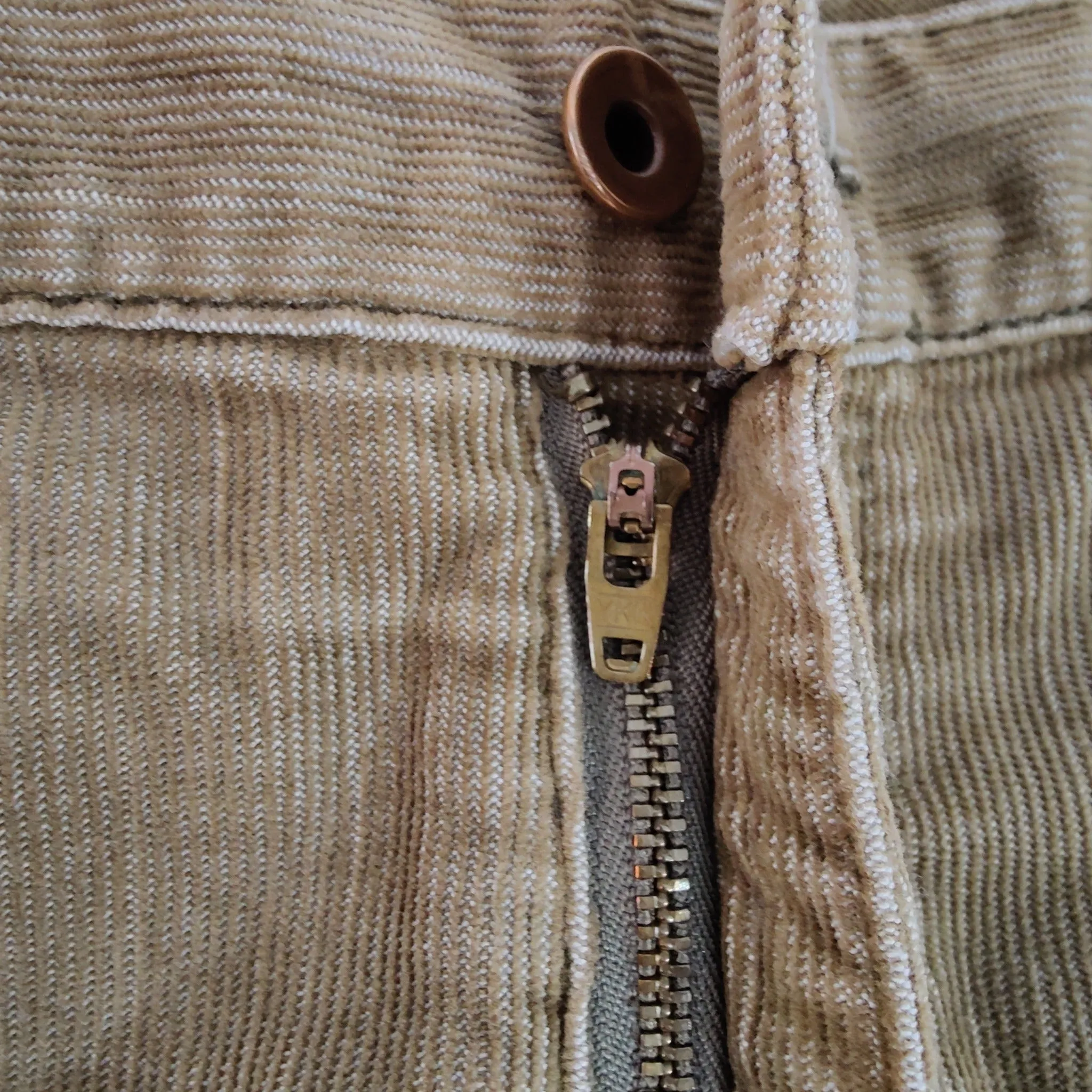 Brown Beams corduroy trousers Made in Japan