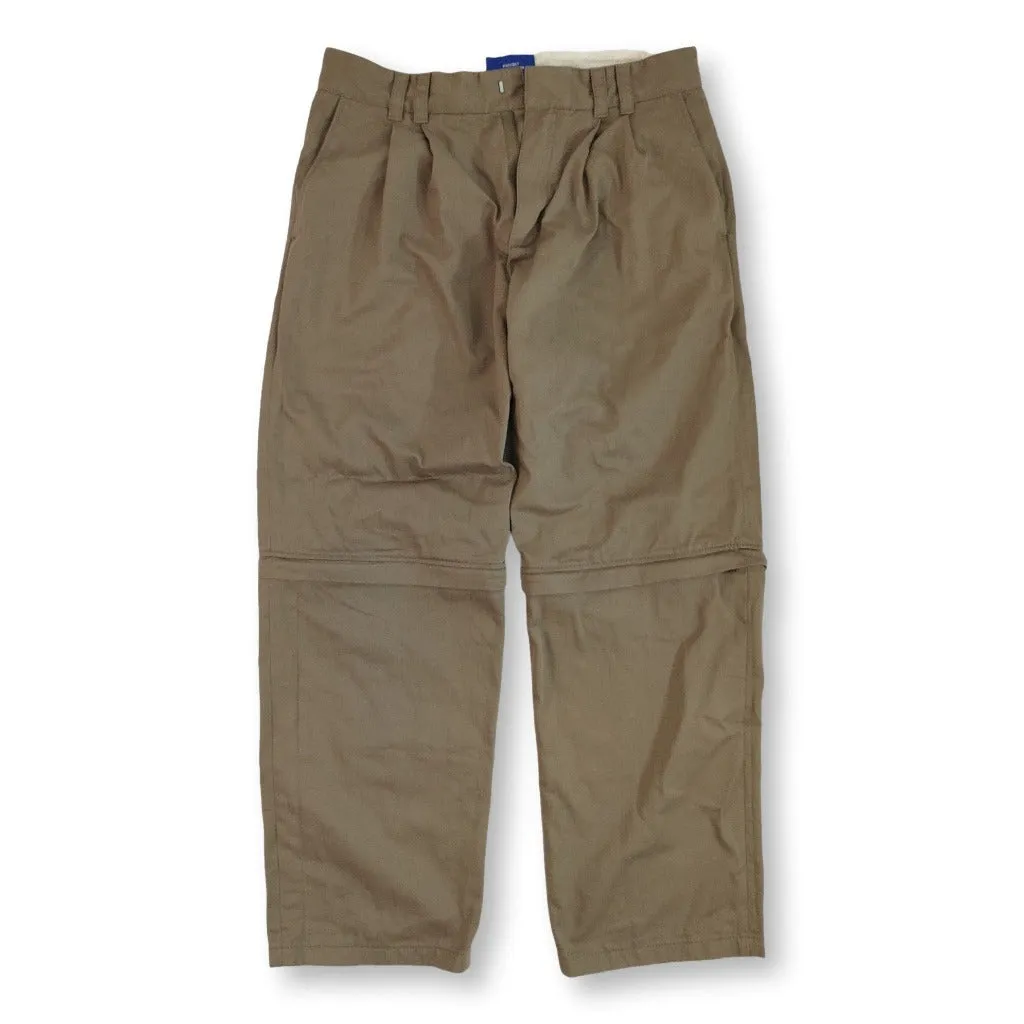 Brown PACCBET Gosha Rubchinskiy 2-in-1 trousers