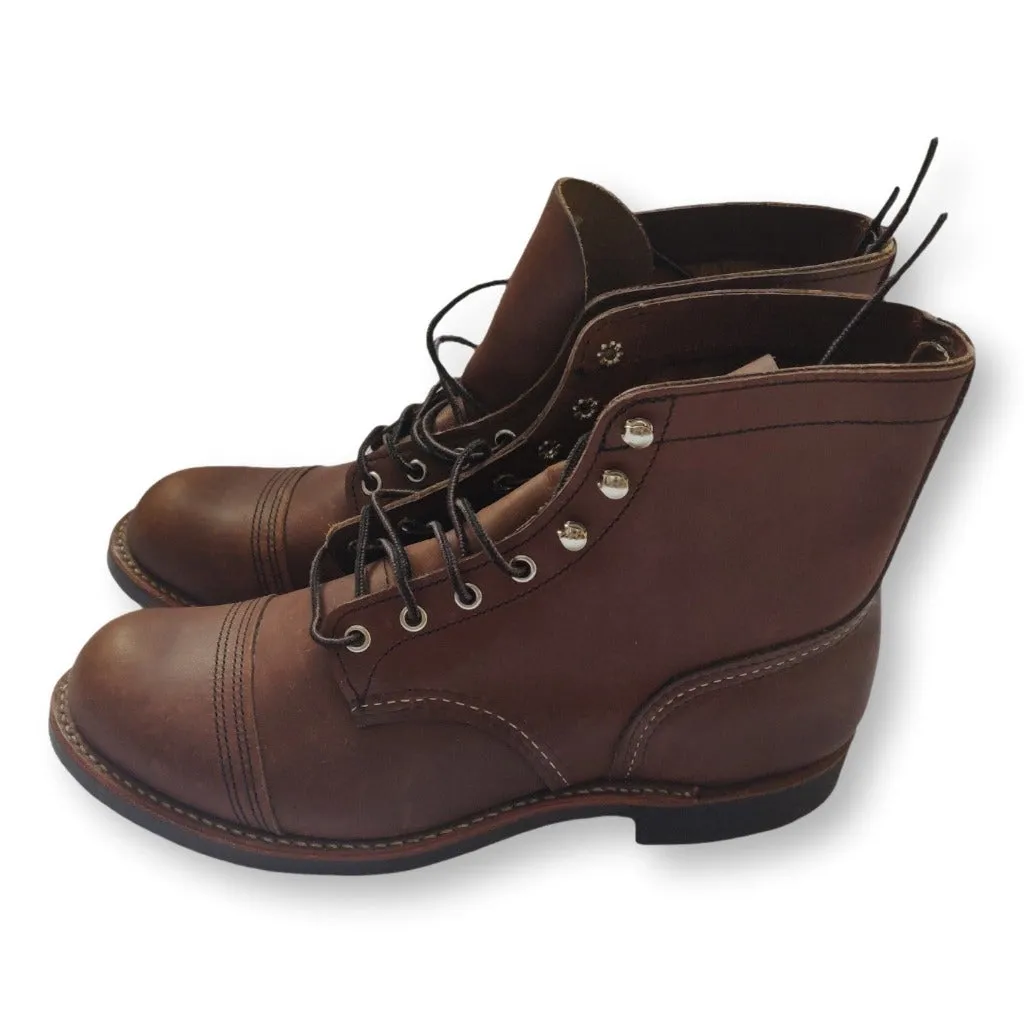 Brown Red Wing Heritage Iron Ranger boots