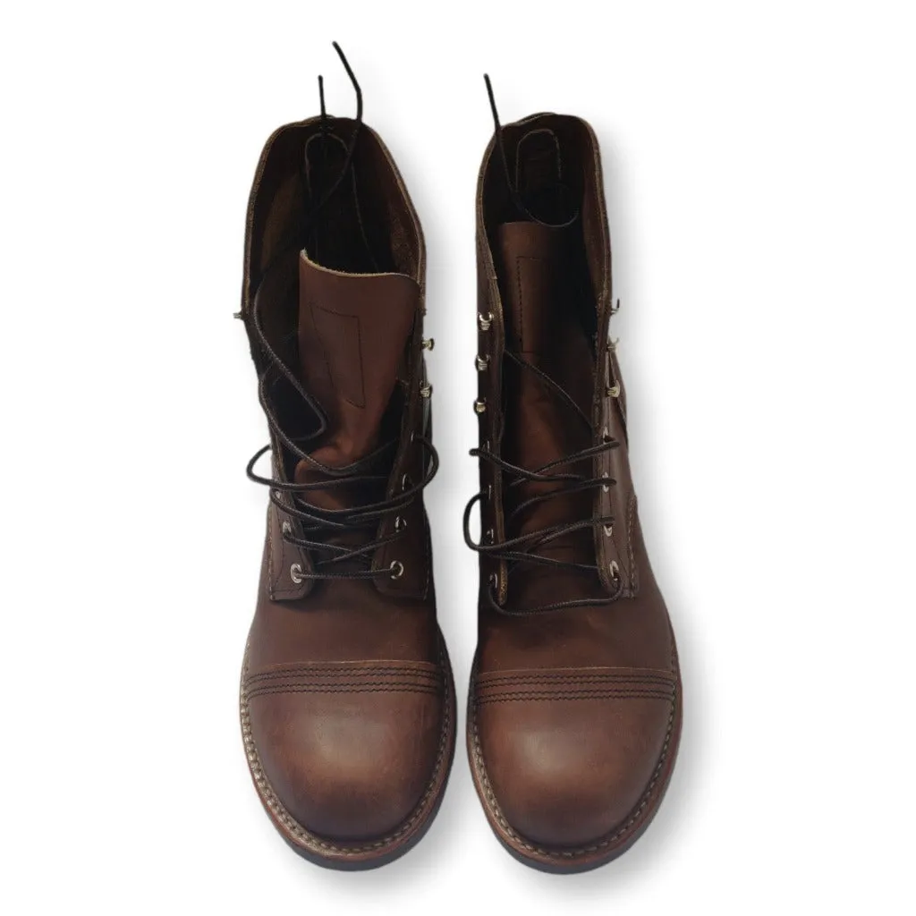 Brown Red Wing Heritage Iron Ranger boots