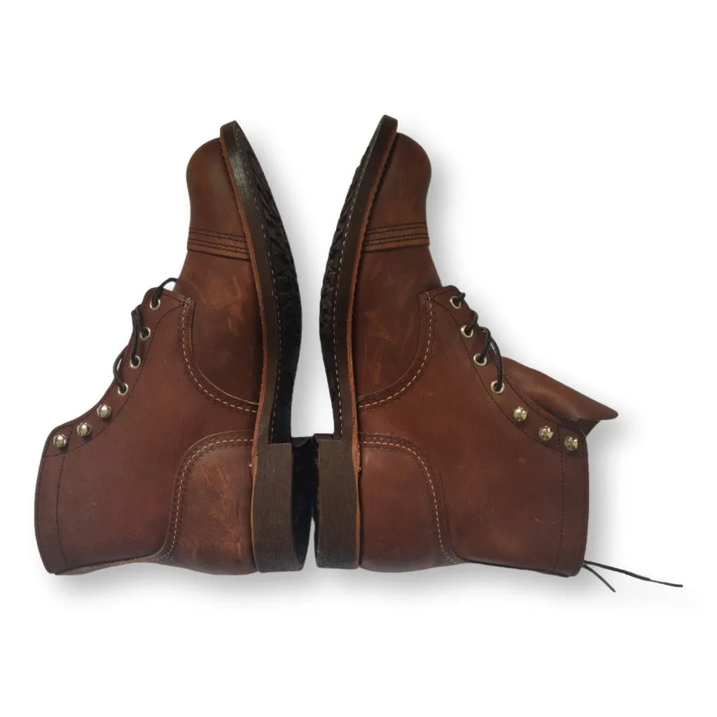 Brown Red Wing Heritage Iron Ranger boots