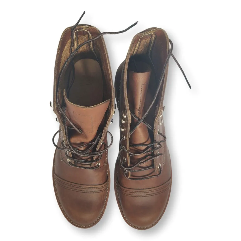 Brown Red Wing Heritage Iron Ranger boots