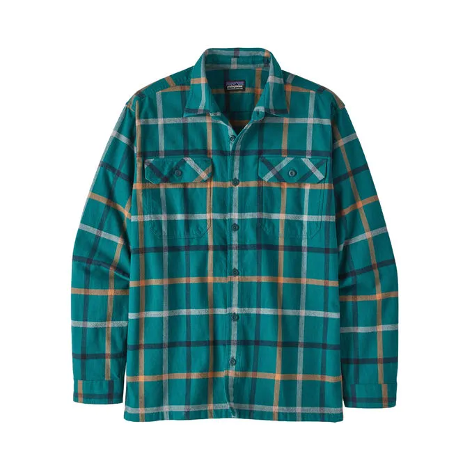 CAMICIA FJORD IN FLANELLA SCOZZESE Uomo Dark borealis green