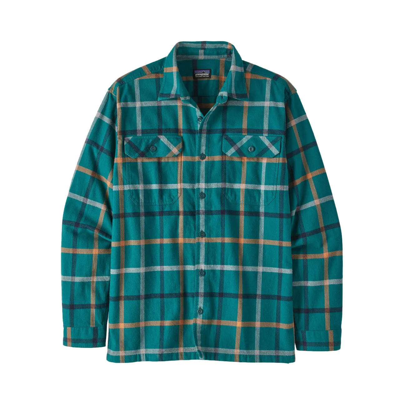 CAMICIA FJORD IN FLANELLA SCOZZESE Uomo Dark borealis green