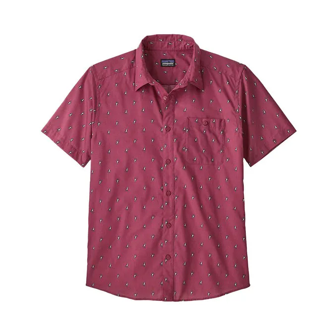 CAMICIA GO TO CON MICROFANTASIA Uomo Star pink