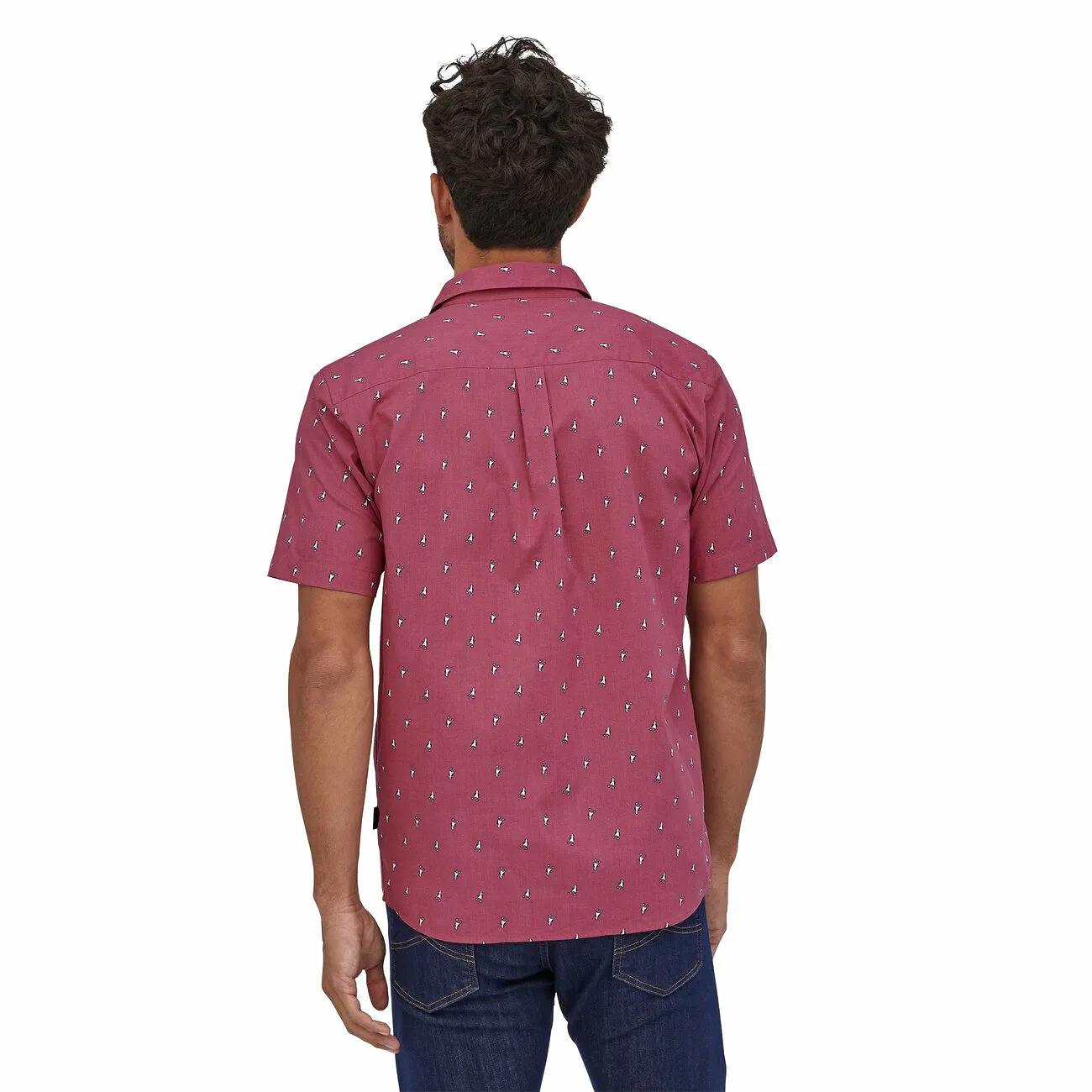 CAMICIA GO TO CON MICROFANTASIA Uomo Star pink