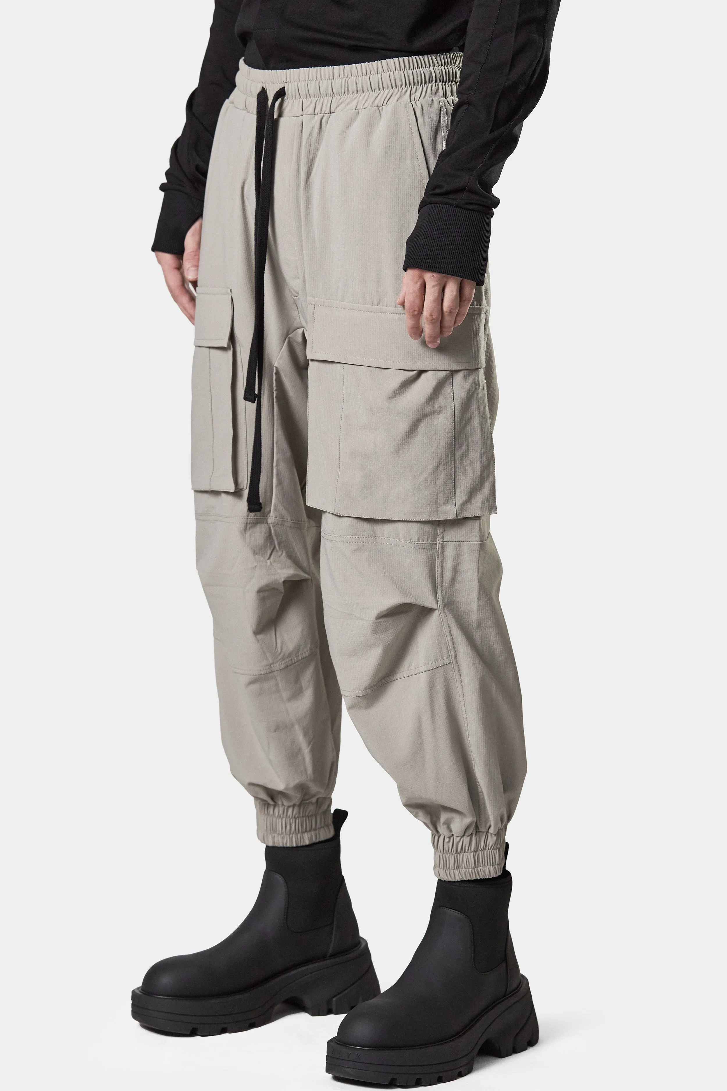 Cargo pocket pants, Beige