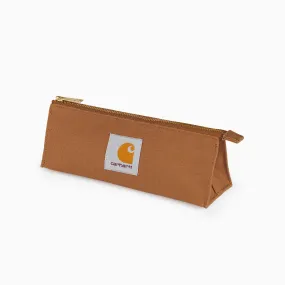 CARHARTT WIP CANVAS PENCIL CASE HAMILTON BROWN  - I034140