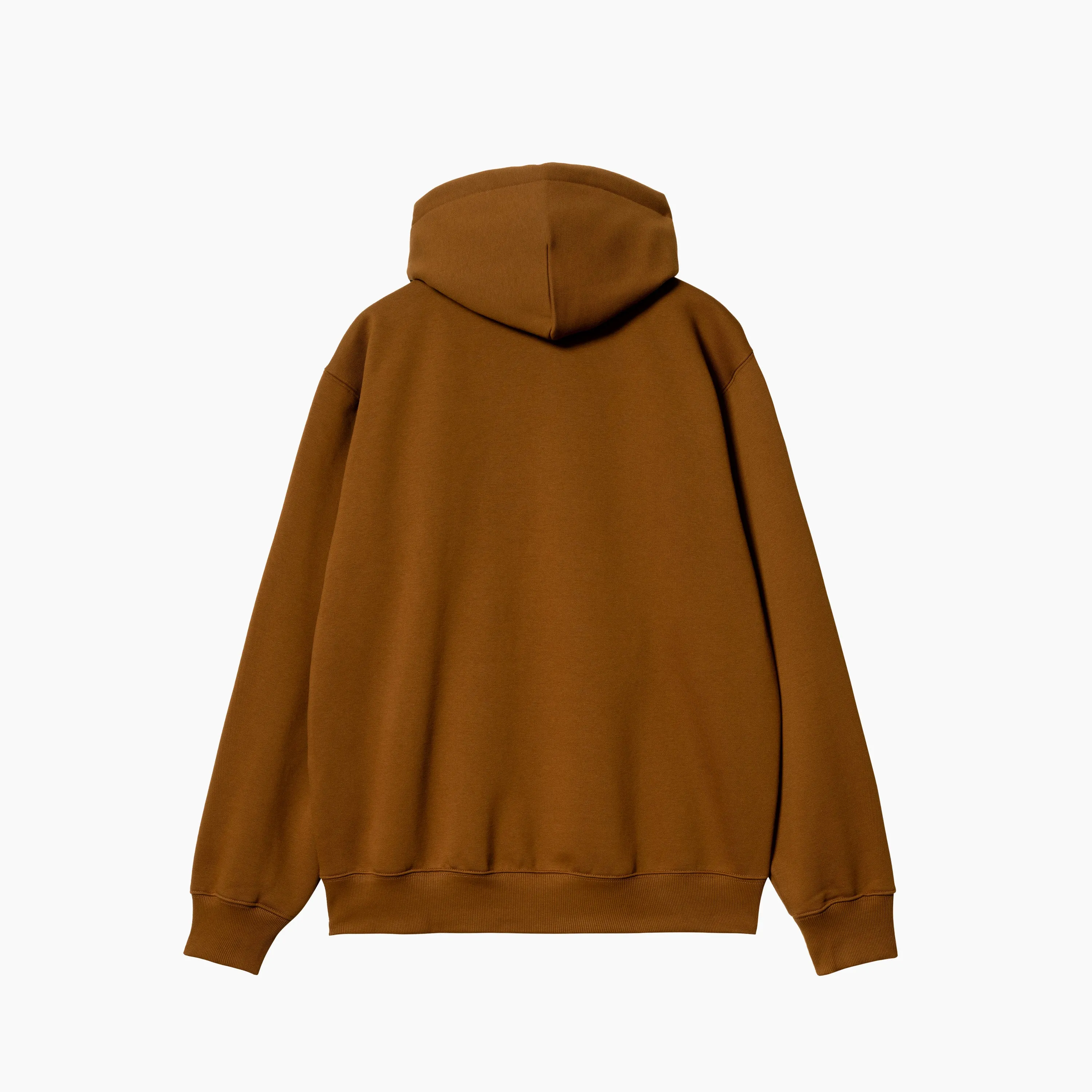 CARHARTT WIP HOODED SWEAT DEEP H BROWN & BLACK - I030547