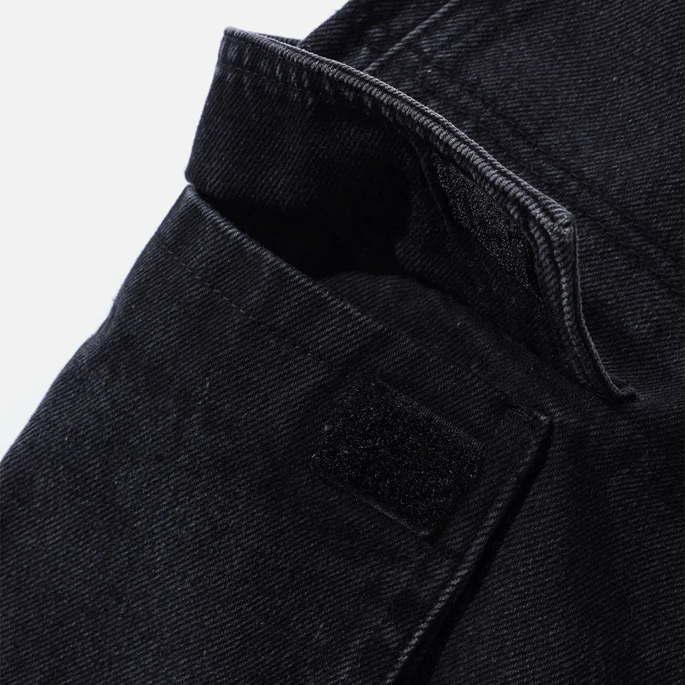 Cash Only - Aleka Denim Cargo Pants - Black