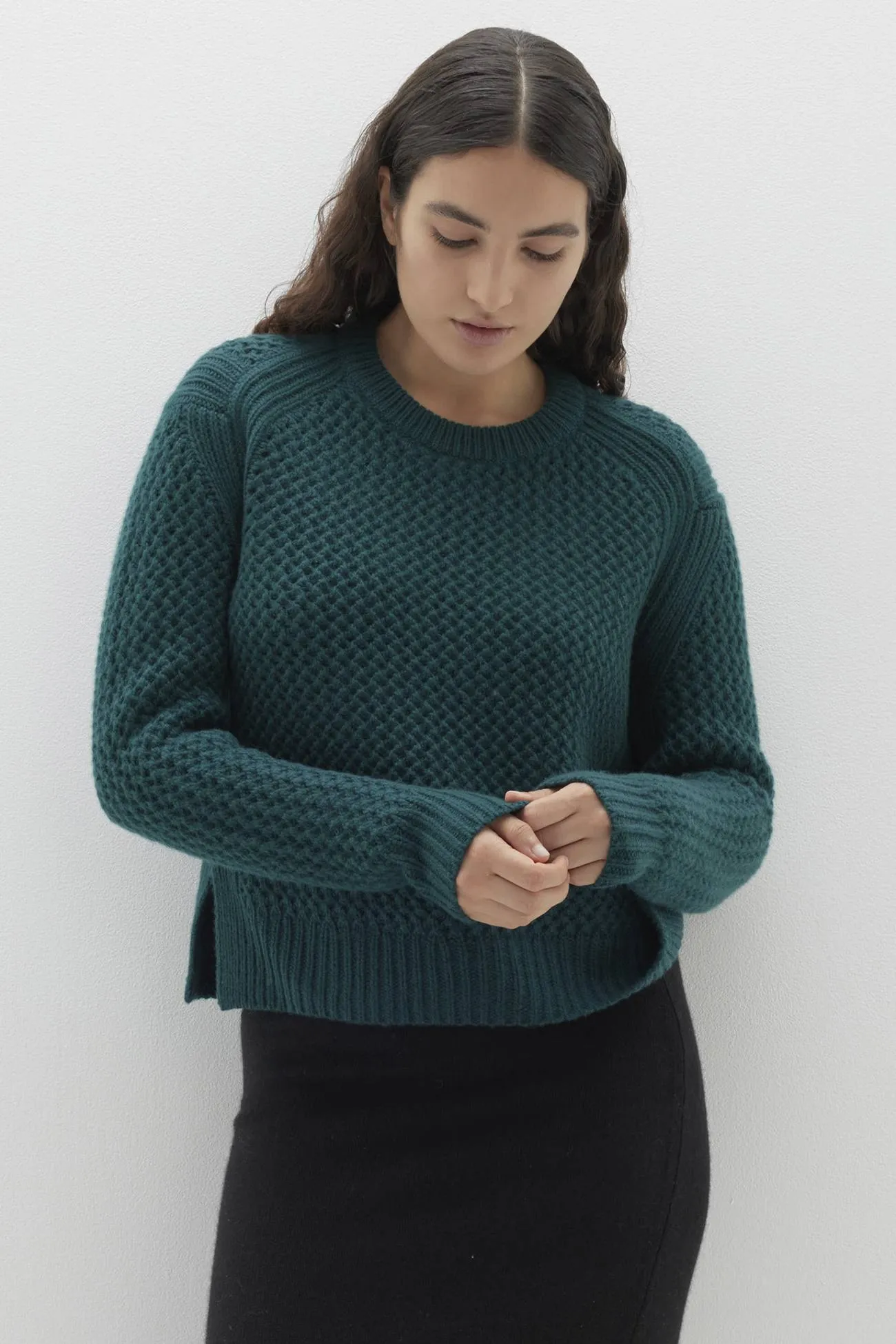 CLARA CREWNECK CASHMERE SWEATER