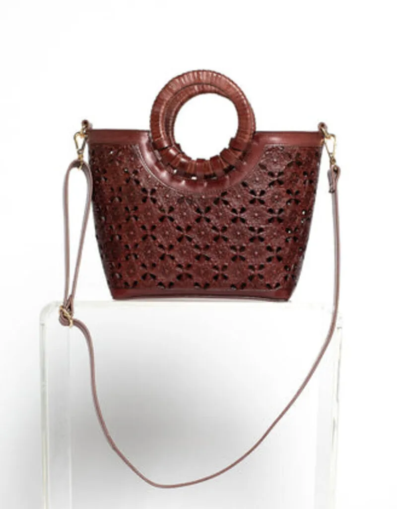 Cleobella Mercy Mini Tote Bag - Dark Brown